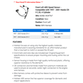thumbnail image 2 of Front Left ABS Speed Sensor - Compatible with 1997 - 2001 Honda CR-V 2.0L 4-Cylinder 1998 1999 2000, 2 of 2