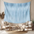 thumbnail image 2 of Light Blue Large Tapestry for Bedroom Wall Hanging Tapestry, Modern Abstract Art Ombre Striped Ceiling Backdrop Tapestries Poster Blanket Wall Decor for Teens Room Living Room Dorm 85" x 90", 2 of 8