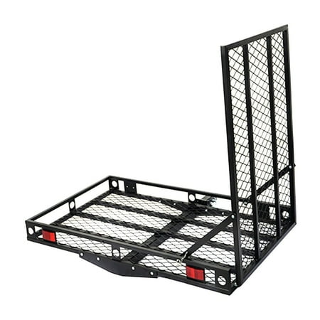 Electric Wheelchair Carrier - Costway 500lbs Strong Wheelchair Hitch Carrier Mobility Electric Scooter Loading Ramp