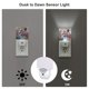 thumbnail image 3 of Fotbe Vibrant Leopard In Flowers Luz Nocturna LED, Luz de Noche con Sensor de Luz Natural de Anochecer a Amanecer, Se Enchufa a la Pared, Blanco Cálido 0.5W-UK, 3 of 7