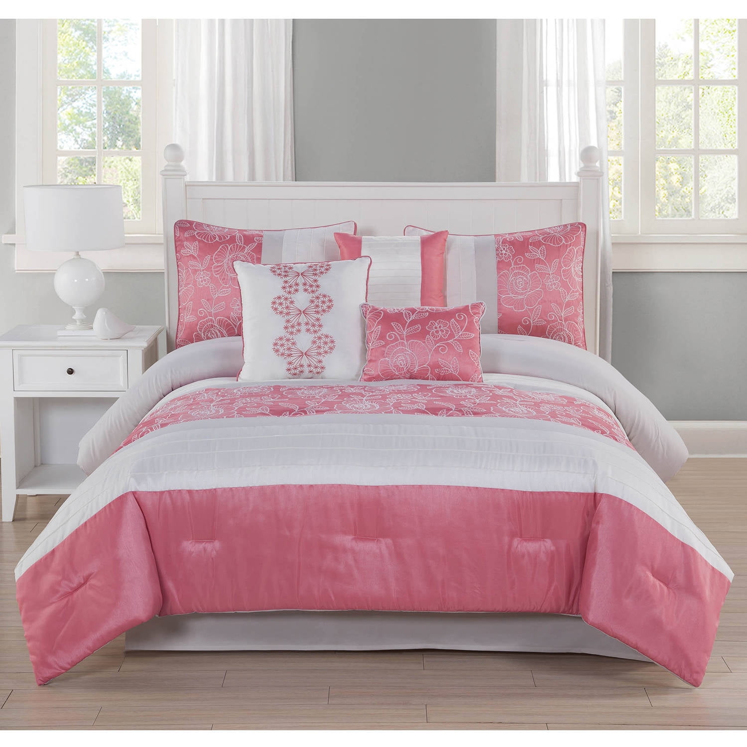 Blossom 7-Piece Comforter Set - Walmart.com - Walmart.com