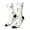 2 Black-2, variant on Hot Air Balloon Print Adult Socks for Men & Women,Calf Socks, Ankle Socks,Boots Socks,Breathable Casual Sock,Unisex Crew Socks