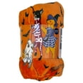 thumbnail image 3 of The Big One Oversized Plush Cute Halloween Dogs Throw Blanket - 5'x6' Orange, 3 of 3