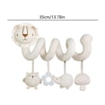 thumbnail image 2 of 13.8in Organic Cotton Hanging Spiral Activity Toy, Multi-Sensory Bed Wrap for Sensory Development, Early Learning Cognitive Toy, Soft Plush Animal Decorations, 2 of 3