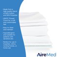 thumbnail image 3 of Airemed Bariatric 3-Piece Hospital Bed Sheet Set 200 Thread Count, 42 x 80 – Cotton-Poly Blend, 3 of 5