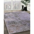 thumbnail image 3 of Ahgly Company Machine Washable Indoor Rectangle Industrial Modern Purple Area Rugs, 4' x 6', 3 of 7