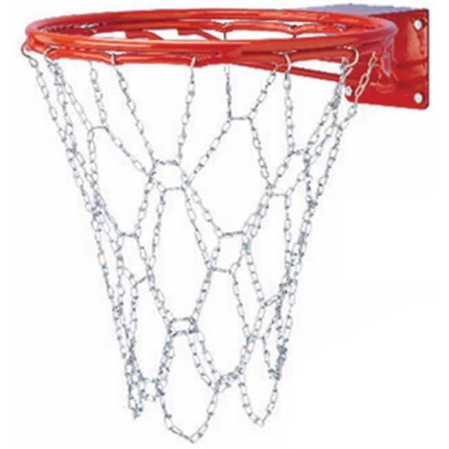 2 Pcs Basketball Net Professional Iron Chain Standard Goal Net for Playing 
