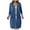 Blue, variant on Tunic Sweatshirts for Women Women's Long Zip Up Hoodies - Long Sleeve Tunic Sweatshirts, Oversized Casual Fleece 2025 Fall Jacket Coat with Pocket Red Size,XXL