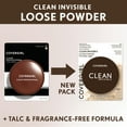 thumbnail image 6 of (2 pack) Covergirl Clean Invisible Loose Powder, 140 Translucent Dark, 0.63 oz, 6 of 15