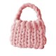 thumbnail image 2 of Bolso tejido para mujer | Bolso estilo crochet | Bolso de hombro artesanal | Bolso tote lavable de PU para uso diario | Bolso cruzado informal para ir de compras, al trabajo y a viajar, 2 of 6