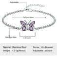 thumbnail image 2 of Butterfly Cremation Jewelry Urn Bracelet for Ashes Memorial Lockets Pendant Funeral Keepsake Jewelry for Ashes, 2 of 5