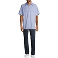 thumbnail image 2 of Red Kap® Men's Short Sleeve Industrial Stripe Work Shirt, 2 of 6