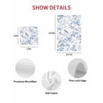 thumbnail image 6 of White Blue Spring Floral Dish Towels Set, Waffle Weave Kitchen Towels 2 Pieces, Summer Birds Botanical Microfiber Hair Face Bath Tea Towel Absorbent Quick Drying Cleaning Dish Cloths 12"x12", 6 of 7