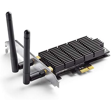 TP-Link AC1300 PCIe Wireless Wifi PCIe Card | 2.4G/5G Dual Band Wireless PCI Express Adapter | Low Profile, Long Range, Heat Sink Technology | Supports Windows 10/8.1/8/7/XP (Archer