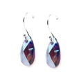 thumbnail image 4 of Juego de aretes y cadena ZVEZDA plata mexicana ley .925 Amatista tornasol, 4 of 5