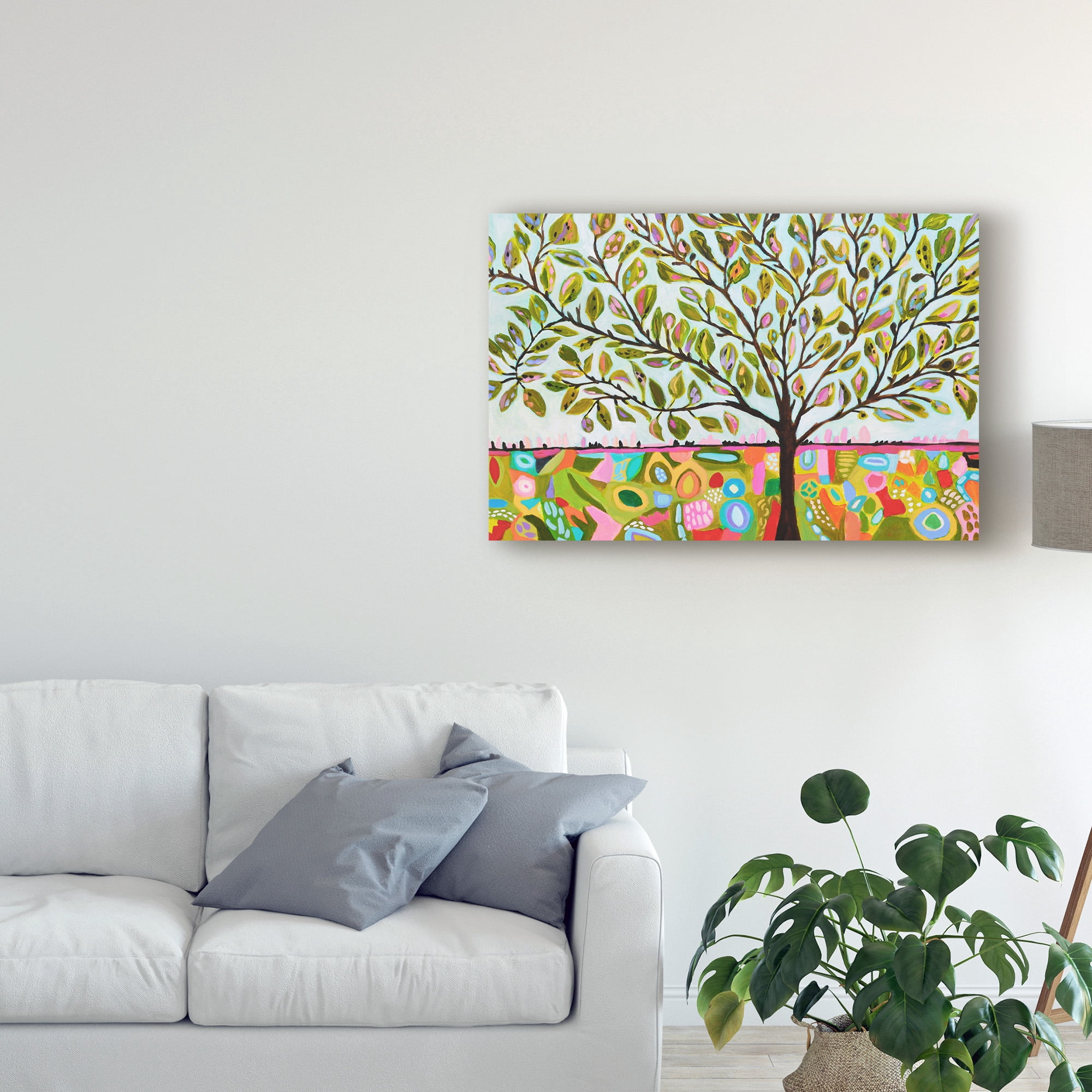 Trademark Fine Art 'Tree Abstract' Canvas Art by Karen Fields