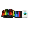 thumbnail image 1 of Piano enrollable digital de 49 teclas para estudiantes, educación temprana arcoíris, 1 of 9