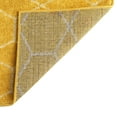 thumbnail image 7 of Unique Loom Trellis Frieze Collection Area Rug - Geometric (5' Square Yellow/Ivory), 7 of 7