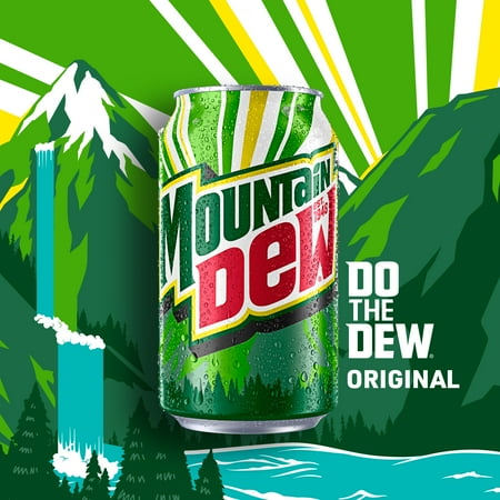 Mountain Dew Original Soda, 12 fl oz, 12 Count