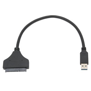 USB3.0 TO , Adaptateur disque dur ABS Matériau ASM1153E Support de puce chaude pour l'échange HDD Pour SSD