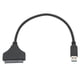 thumbnail image 3 of Adaptador De Disco Duro, Velocidad De Transferencia De 6 Gbps ASM1153E Chip USB3.0 A SATA Amplia Aplicabilidad Para SSD Para HDD ANGGREK USB to SATA, 3 of 8