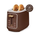thumbnail image 2 of Beautiful 2-Slice Toaster with Touch-Activated Display, Chocolate by Drew Barrymore, 2 of 8
