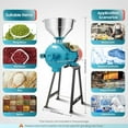 thumbnail image 2 of 1500W Electric Grain Mill Grinder with Funnel, Adjustable Output Thickness 110V  & Home Corn Grinder Machine for Rice, Cereals, Spices, Red Beans Feed Mill (Dry Food), 2 of 18