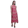thumbnail image 1 of Bimba Oiseau Causal Long Dos Nu Licol Robe de Plage Imprimée Femmes Robe de Plage-X-Petit, 1 of 6