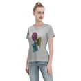 thumbnail image 4 of T-Shirt Basique à Manches Courtes pour Femmes Style de Rue Demon Slayer, 4 of 6