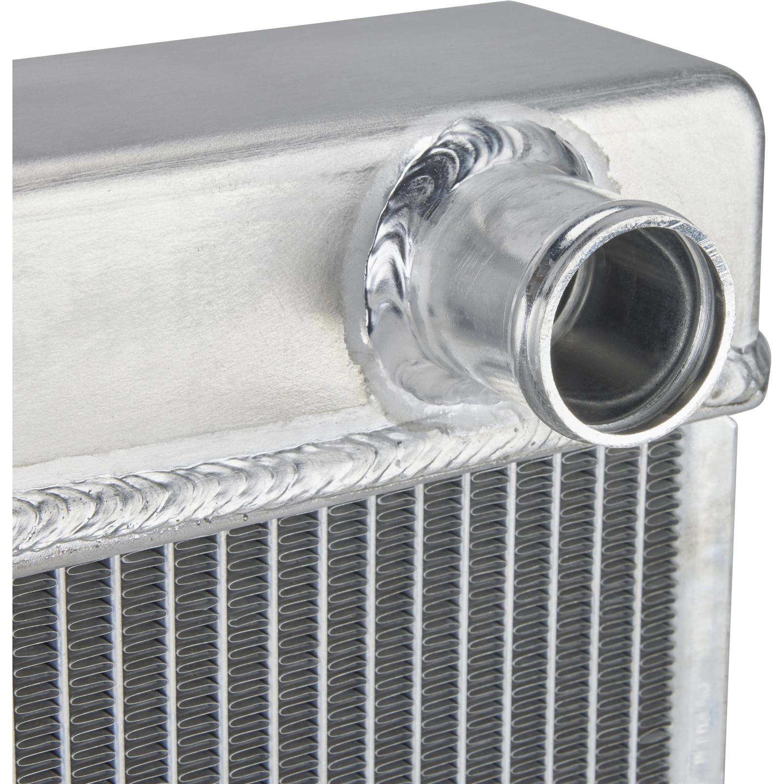 Small Universal Short Vertical Aluminum Radiator, LH and Cap