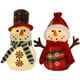 thumbnail image 1 of Decoración de mesa navideña Sancodee Snowman con luces LED, 1 of 7