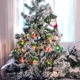 thumbnail image 4 of Cadena de Luces Navideñas Pintadas Lámpara LED de Muñeco de Nieve de Papá Noel 25 M 20 Luces con Control Remoto Blanco Cálido para Decoración de árboles de Navidad ANGGREK Otros, 4 of 8