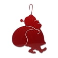 thumbnail image 2 of Village Wrought Iron HOS-47R Rouge Santa Claus Silhouette Décoration, 2 of 2
