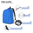 thumbnail image 3 of Rocae Dodgerblue for Durable Canvas Backpack Leisure Large Bag Travel Rucksack Multi-function Backpack Medium, 3 of 8