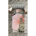 thumbnail image 3 of Ambesonne Fantasy Quilted Bedspread Set 2 Pcs, Medieval Castle Balcony, Twin Size, Multicolor, 3 of 3