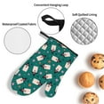 thumbnail image 3 of Cauagu Halloween Ghosts Print Oven Mitts and Pot Holders 4 pcs Set,Extra Thicken Long Kitchen Oven Glove Potholders BBQ Gloves-Oven Mitts and Pot Holders(11 Inch), 3 of 6