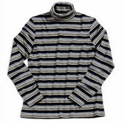 Long Sleeve Stripe Turtleneck