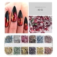 thumbnail image 2 of 12-color Boxed Thin Gold Foil Fragments Diy Decorative Nail Art Tin Foil Paper, 2 of 2