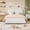 White, variant on Bingirl Queen Size Beige Boucle Bed Frame: Upholstered Headboard, Soft Low - Profile, Sturdy Platform with Rounded Corners, Heavy - Duty Wooden Slats, Noise - Free, No Box Spring Needed