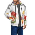 thumbnail image 2 of Honeii Summer Gnome Print Hoodies for Men, Pullover & Full Zip, Breathable Zip up Hoodie, Sweatshirt-Medium, 2 of 5