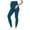 Blue, variant on Gyujnb Women High Waist Maternity Leggings Soft Stretchy Solid Color Over Belly Pregnancy Pants Ruched Side Maternity Trousers,XXL