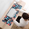 thumbnail image 3 of Long Mouse Pads for Desk,Pioneer Flower Floral Print Pattern Desk Mats on Top Of Desks, Desk Mouse Pad Extra Large with 3mm Non-Slip Base and Stitched Edge for Gaming,Office,Work,Home 31.5"x11.8", 3 of 6