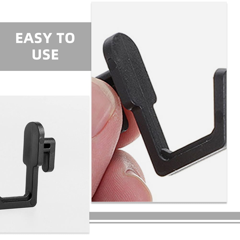 White Plastic Pegboard Hooks for Home Use with J-Shape Pieces