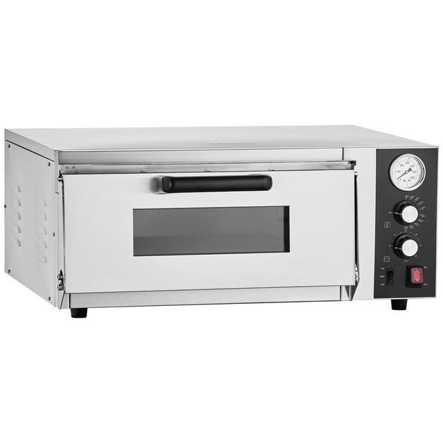 KFFKFF Electric Pizza Oven, 18-Inch Commercial Pizza Ovens, 842°F Max Temp, 1740W Large Pizza Oven Countertop