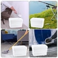 thumbnail image 6 of Morcte 3 Gallon White Rectangular Food Bucket Pail with Lid, Set of 4 Plastic Square Utility Bucket with Lid and Handle for Multipurpose, 6 of 7