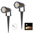 thumbnail image 2 of Projecteur LED Extérieur 5W, Éclairage Extérieur LED Blanc Chaud Lampe de Jardin pour Chemin, Allée, Arbres, Plantes, Terrasse et Patio, 2 of 5