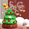 thumbnail image 3 of Colorful LED Musical Christmas Tree with Bubble Blower Machine for Holiday Decor, Festive Light Show & Bubble Magic for Klds & Family Parties, 3 of 9