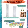 thumbnail image 3 of JYLMOOD 6pcs Paint by Numbers for Adults Kits, DIY Easy Painting by Numbers for Gift Home Wall Decoration 20x30cm（without Frame), 3 of 8