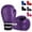 Purple, variant on Kruzak Plain Boxing Gloves for Sparring, Kickboxing, Muay Thai, Martial Arts & MMA Fighting - Men & Women Punch Bag Mitts Training and Focus Pads Punching (Black, 14 oz)