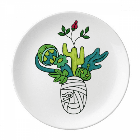 

horus botany cactus plate decorative porcelain salver tableware dinner dish